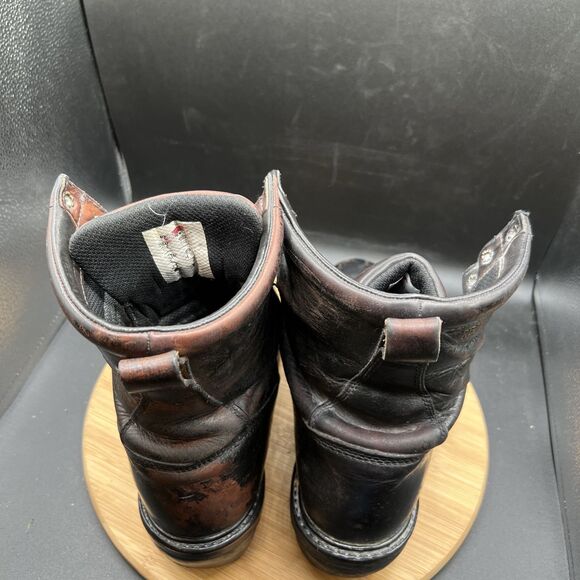 Red Wing 217 Mens Size 9 Waterproof Logger Boots Soft Toe Electrical Hazard Shoe main image 10